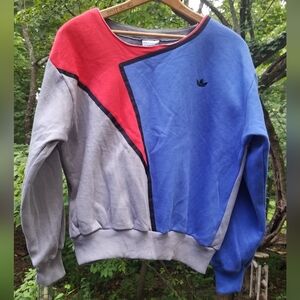 Adidas Vintage Colorblock Sweatshirt